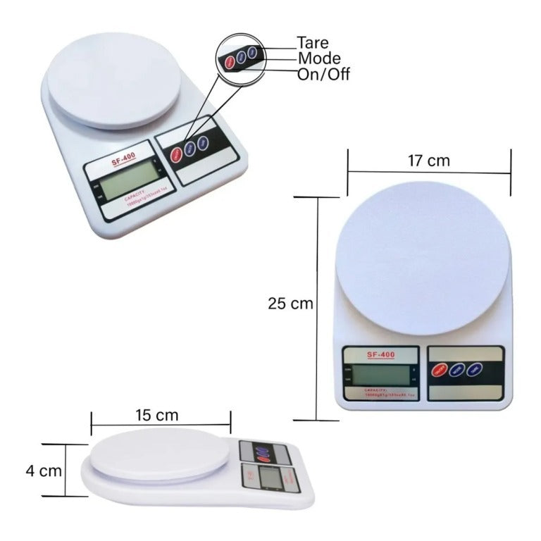 Balança Digital De Cozinha Até 10 Kg