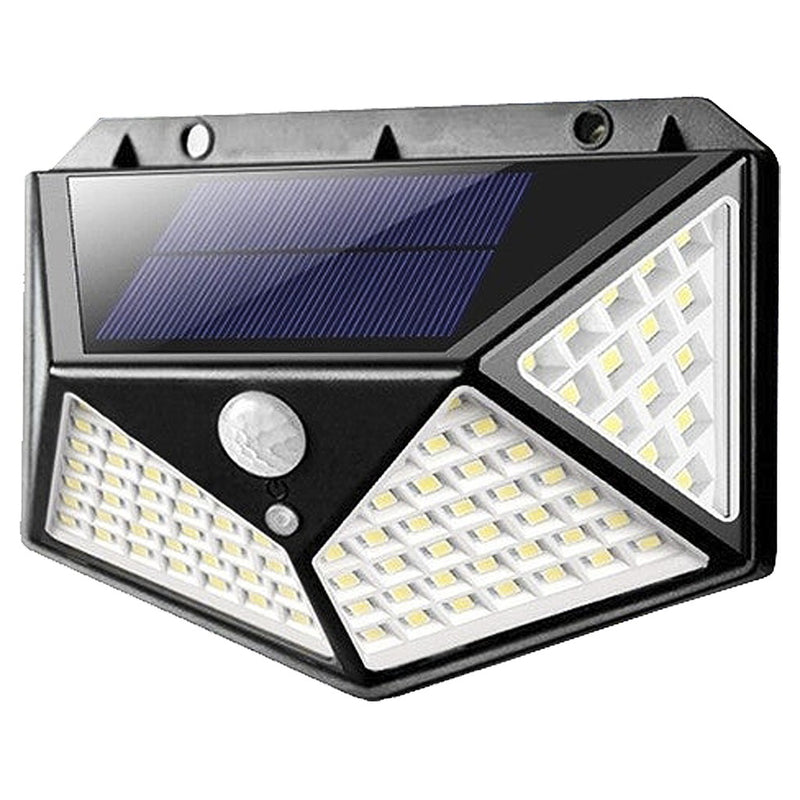 Luminária Com Energia Solar Parede 100 Leds