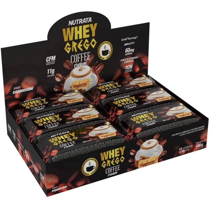 Whey Grego Bar Original Caixa com 12 Unidades (480g)