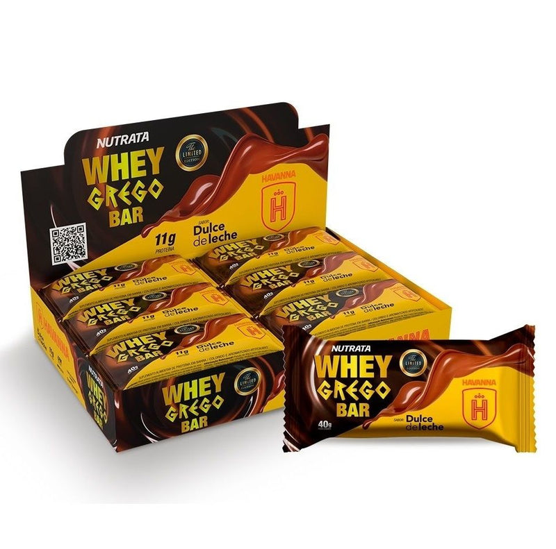 Whey Grego Bar Original Caixa com 12 Unidades (480g)