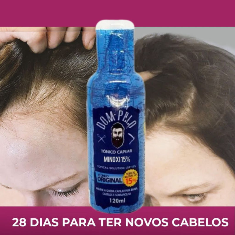 Tônico Capilar Loção Dom Pelo Cabelo E Barba 15% Original