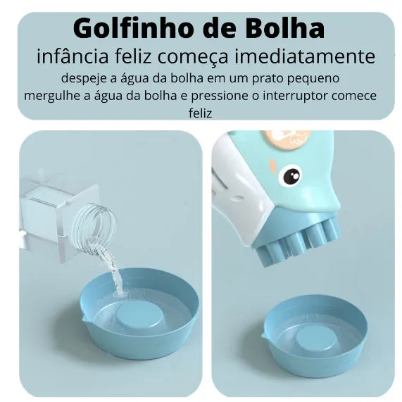 Brinquedo Metralhadora de Pistola de Bolinha de Sabão