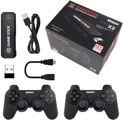 Videogame GD10 Plus Pro 4K Game Stick Controle Sem Fio